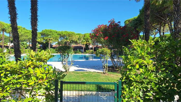 vista dal giardino privato