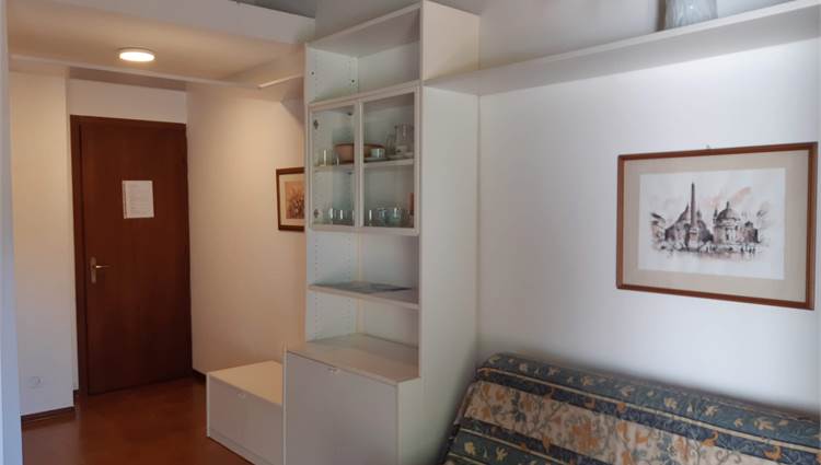 soggiorno con divano letto